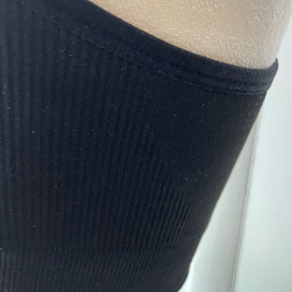 BEBE ACTIVE SPORT BRA, ACTIVE TOP, WOMENS, black, logo, sports back SIZE M - Picture 8 of 17